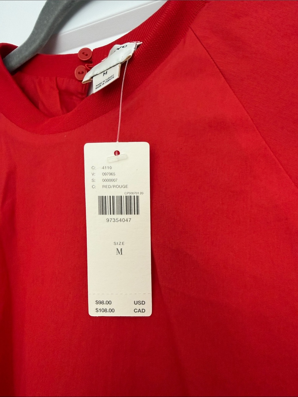 NWT Maeve Short-Sleeve Crew-Neck Top - Picture 4 of 5